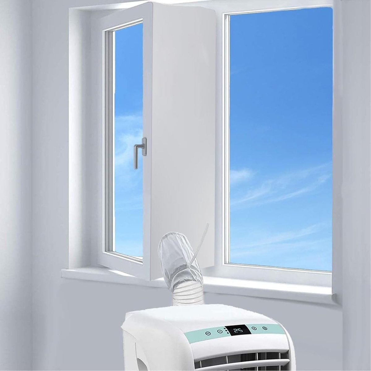 Raamafdichting voor mobiele airconditioning en wasdrogers - 4 meter