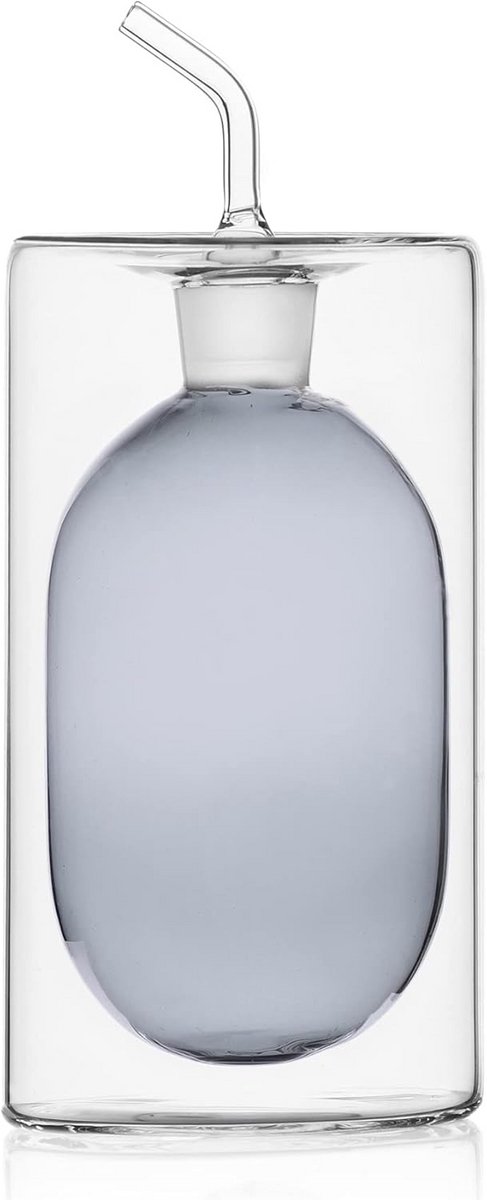Dubbelwandige oliefan van borosilicaatglas 250 ml - Cylindro collectie