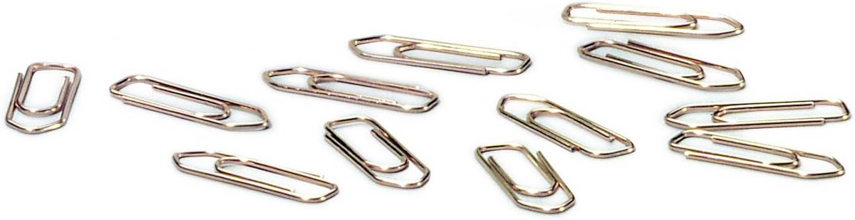 Grote verpakking paperclips 26mm koperkleurig 10.000 stuks voor kantoor en thuis