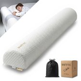 Babietec Foam Bedrand 134 cm - Bedhekje Baby Peuter - Uitvalbeveiliging Bed - Antislip - Wasbare Hoes