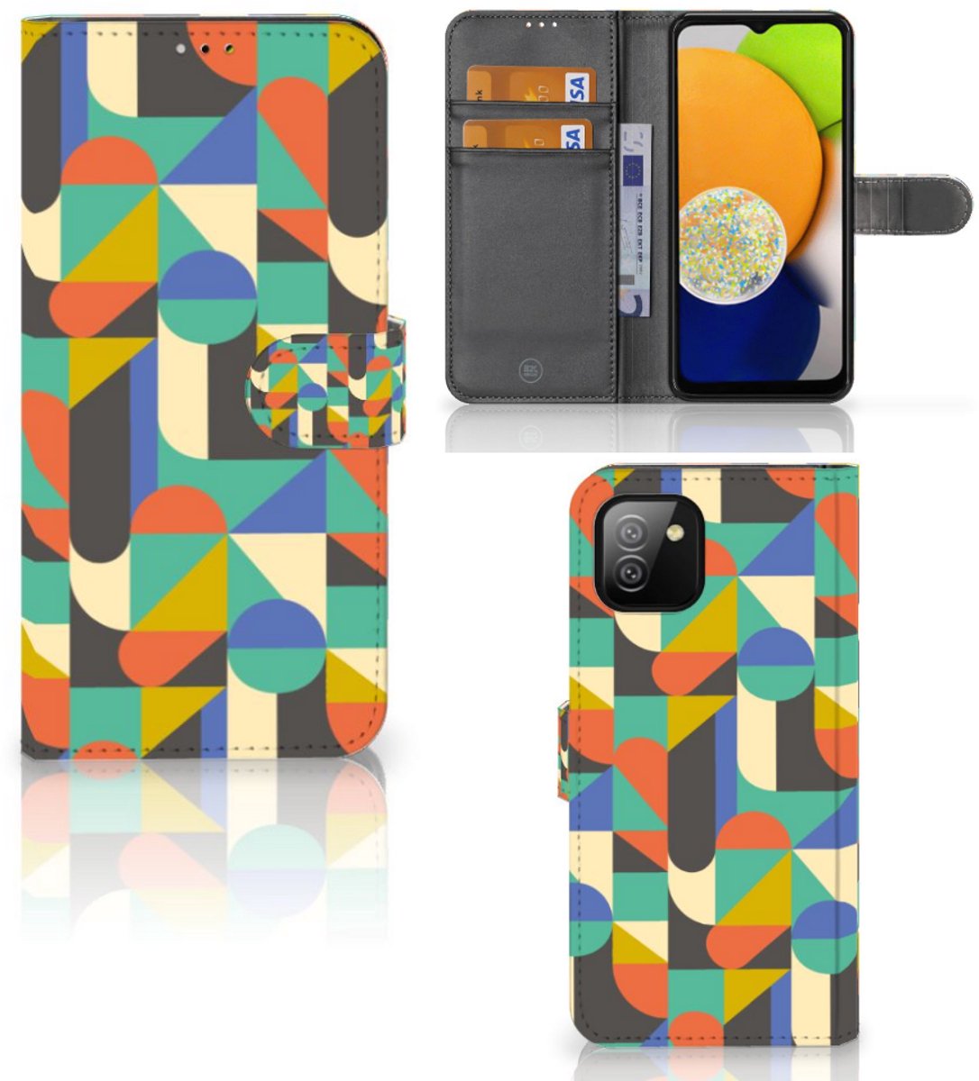 Samsung Galaxy A03 Telefoon Hoesje Funky Retro