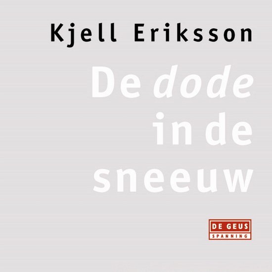De dode in de sneeuw - cover