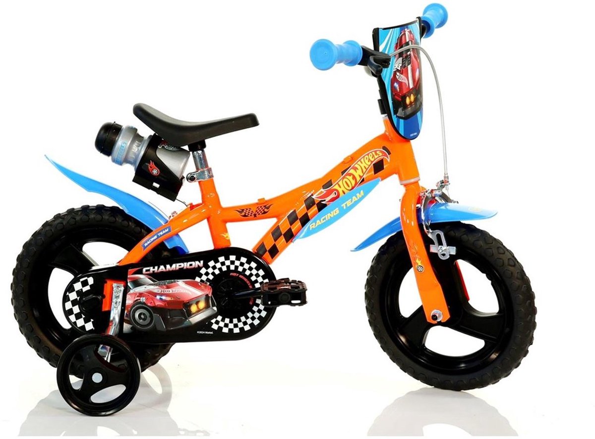 Dino Kinderfiets Hot Wheels 12 inch