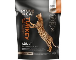 PrimaCat graanvrij kattenvoer kalkoen - 1,4 kilo