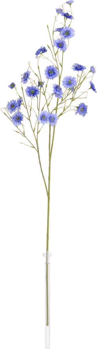 maxifleur Kunstplanten Kunst Korenbloemtak 100cm Blauw