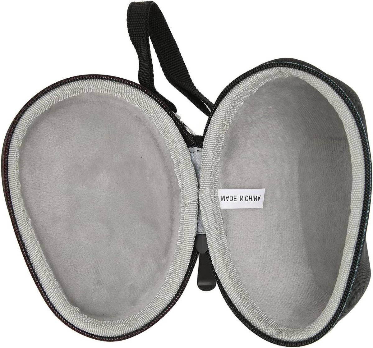 Verticale Ergonomische Muishoes van Nylon voor Op Reis - Zwart/Grijs
