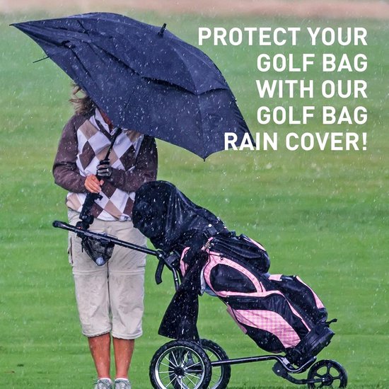Waterdichte Regenhoes voor Golftas - Universele Bescherming voor Heren en Dames — afbeelding 3