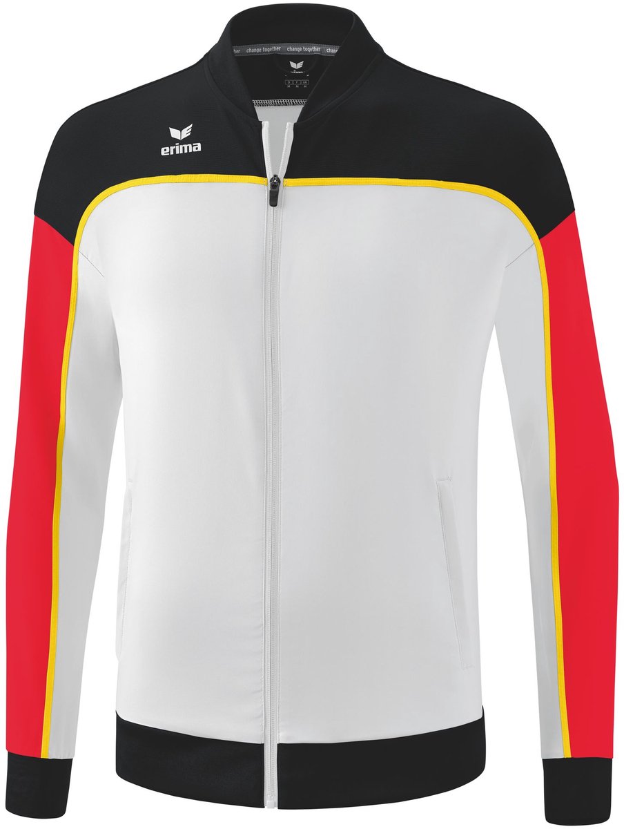 Erima Change Presentatiejack Heren - Wit / Zwart / Rood | Maat: XXL