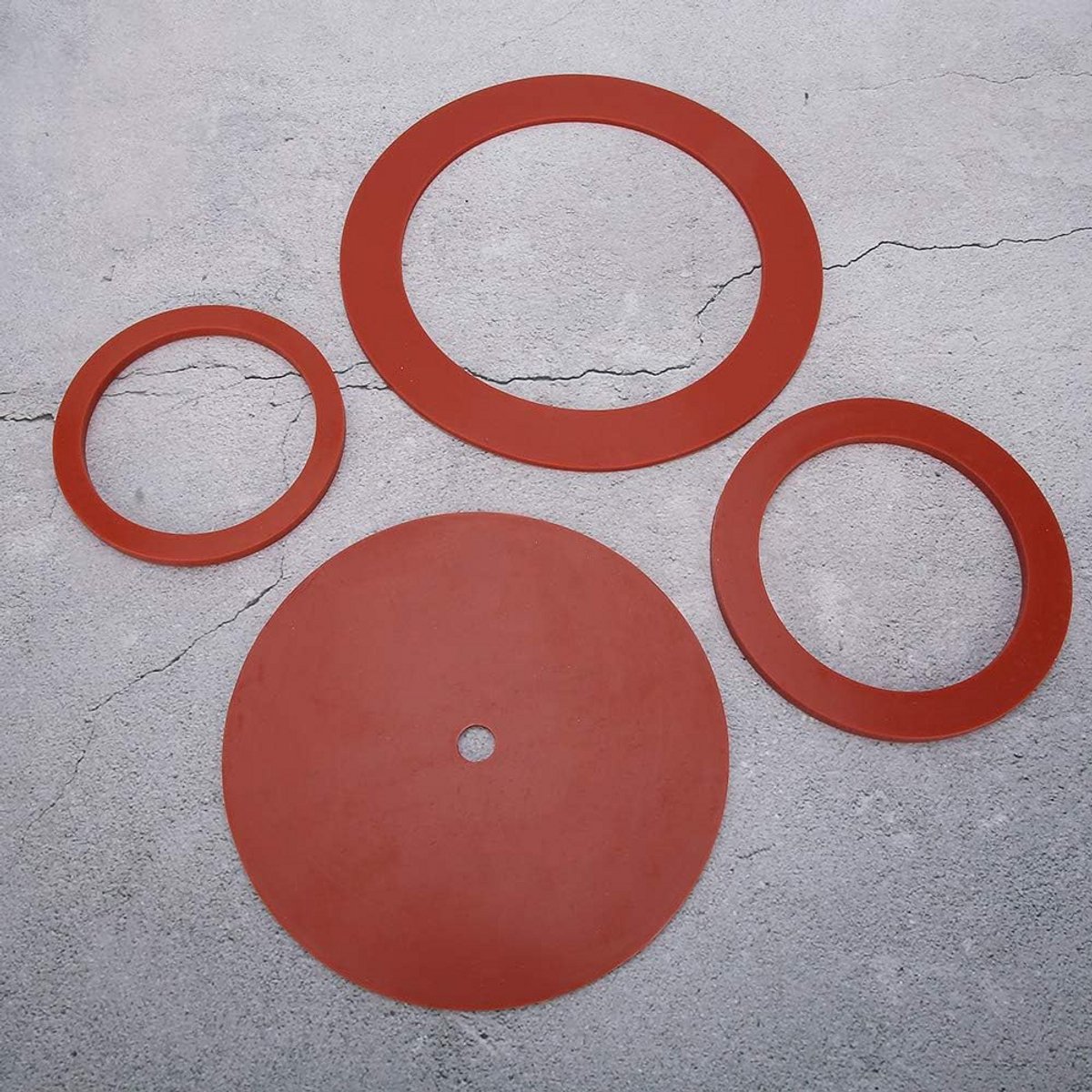 Duurzame Rubberen Pakking Set voor Vacuüm Gietsysteem (4 Stuks) - Sieraden Maken Accessoire