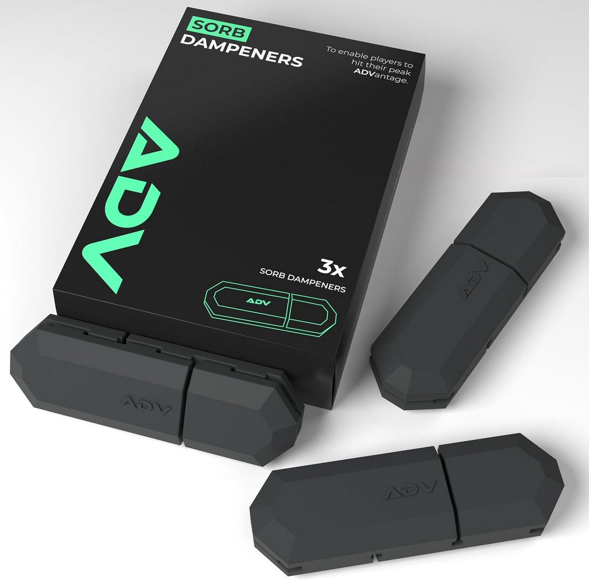 Set van 3 Tennis Trillingsdempers - Ultieme Schokdempers voor Racket en Snaren