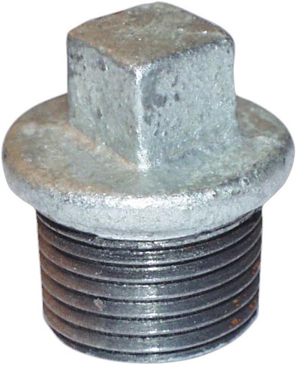 Verzinkte stopkraan 1 inch en 1 1/4 inch voor sanitair en tuinirrigatie