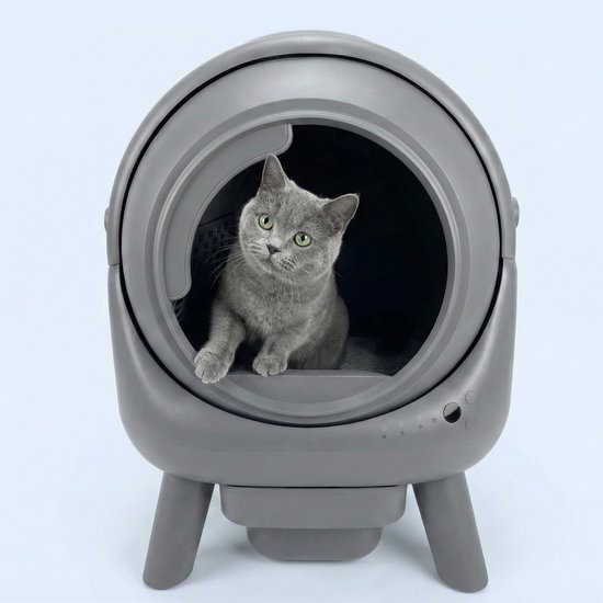 Cattura Automatische Kattenbak met App - Zelfreinigend, Kittenproof, Geurloos & Veilig