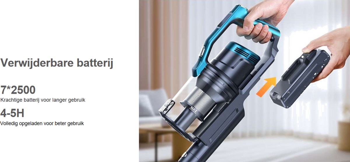 Buture VC60 Draadloze Stofzuiger met Intelligent Display - afbeelding 2