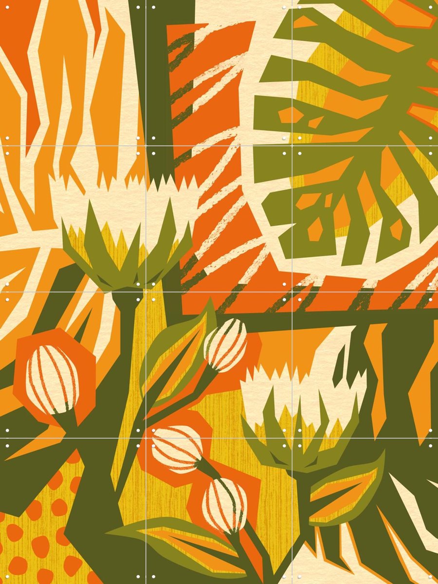 IXXI Born In The 80s, Megan Gallagher - 60 x 80 cm - Gratis ophangtool - Grote wanddecoratie en posters - Grafisch Ontwerp, Abstract, Digitale Kunst