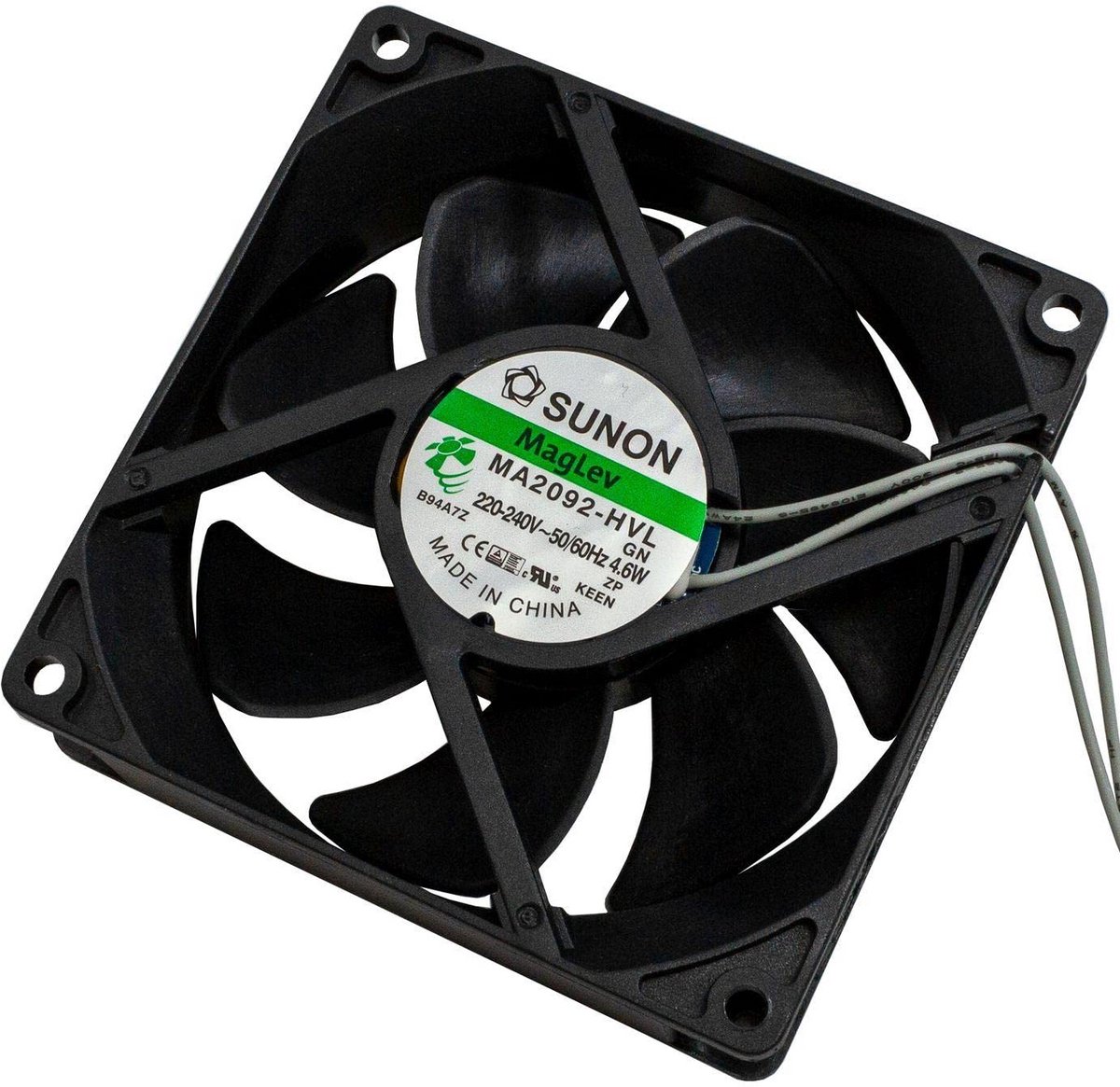 Axiale Ventilator 230V AC Krachtige Koeling 92x92x25mm Hoge Luchtstroom