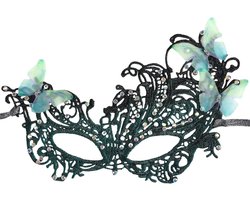 Maskerade voor carnaval - antiek masker in jaren 20-stijl - Venetiaans gezichtsmasker - mannen en vrouwen - carnavalsfeest - Mardi Gras - avondbal.