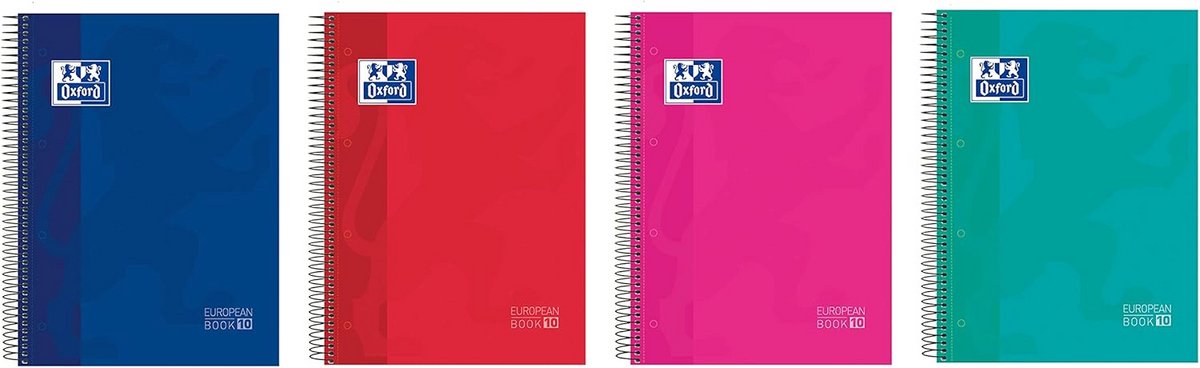 Notitieboek A4 met 10 Gekleurde Secties en 150 Vellen