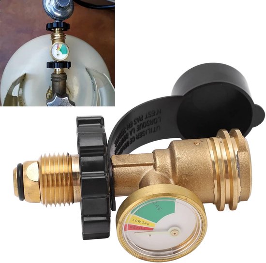 Propaan Gasdrukmeter met Lekdetectie en Niveau-indicator — afbeelding 4