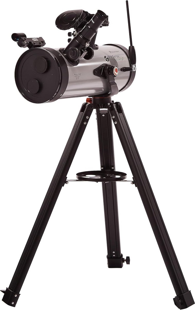Newton Telescoop met Smartphone Koppeling voor Beginners - Inclusief 2 Oculairs en Barlowlens