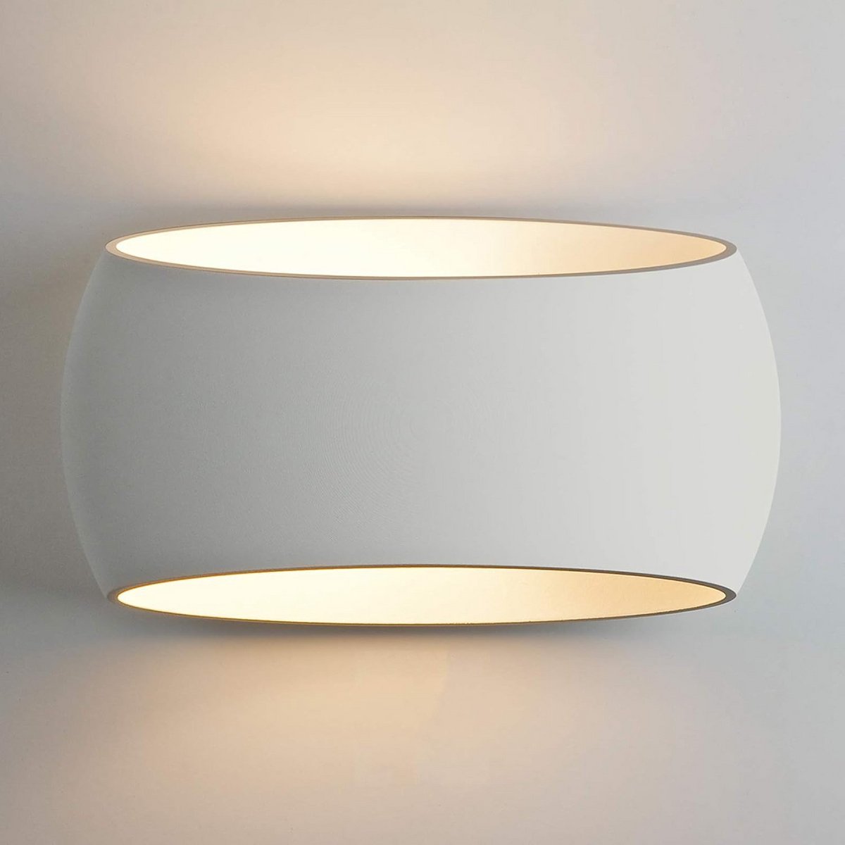 Verfbare LED Wandlamp met Dubbele Lichtbundel (Up & Down) - Energiezuinig en Modern