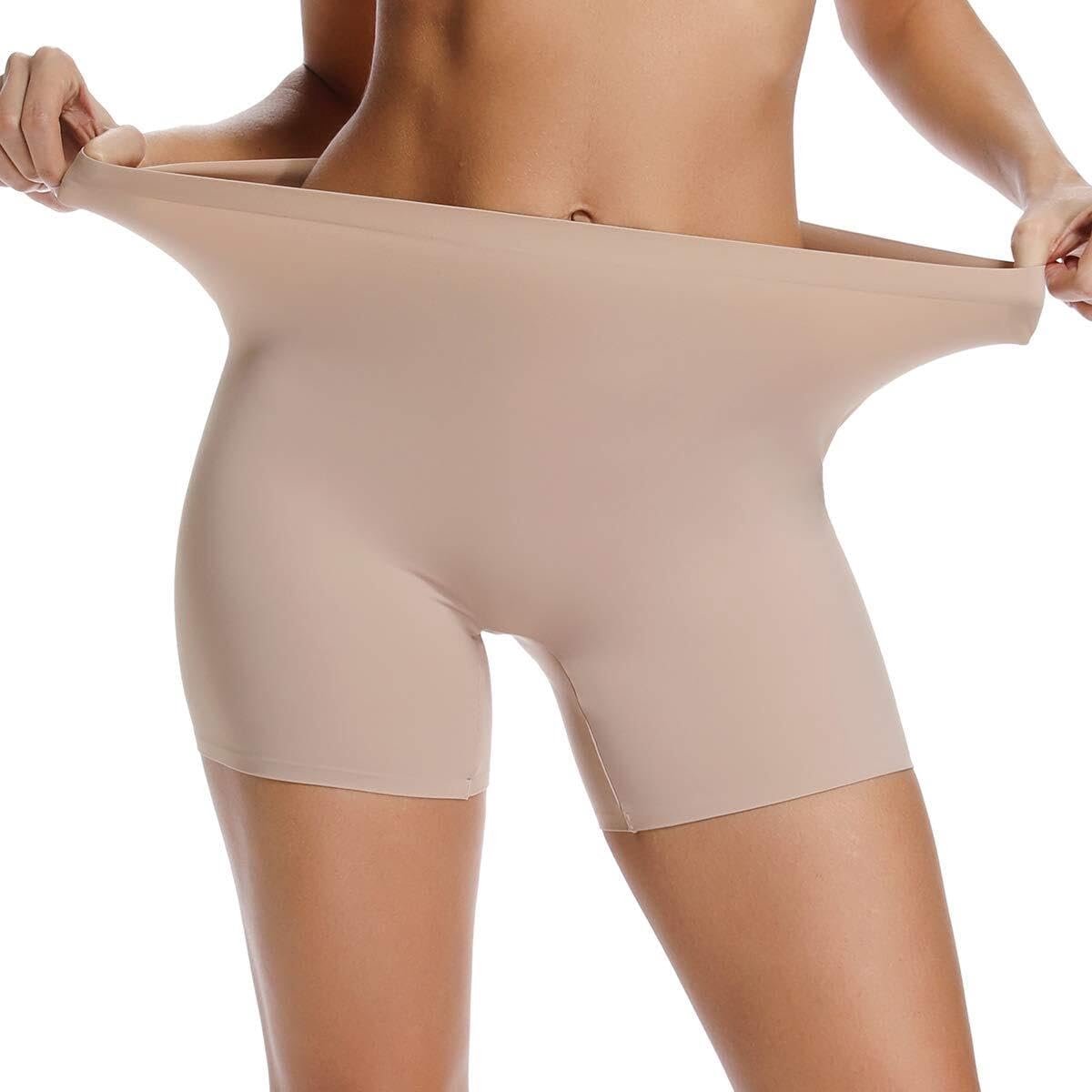 Naadloze Boxer Shorts Dames - Ademend Bodyshaping Ondergoed met Middelhoge Taille