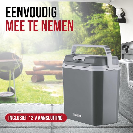 Elektrische Koelbox - 20 Liter - Koelen & Verwarmen - 12V & 230V - Voor Auto en Camping van Merkloos — afbeelding 5
