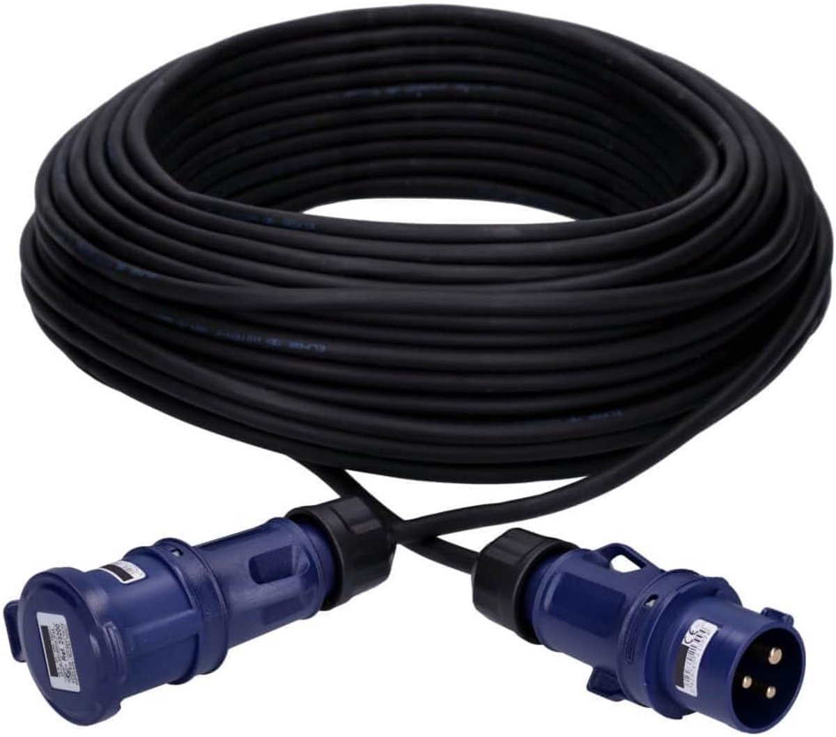 Verlengkabel Krachtstroom 50 Meter CEE 3-Polig 16A IP44 H07RN-F 3x1,5 mm²