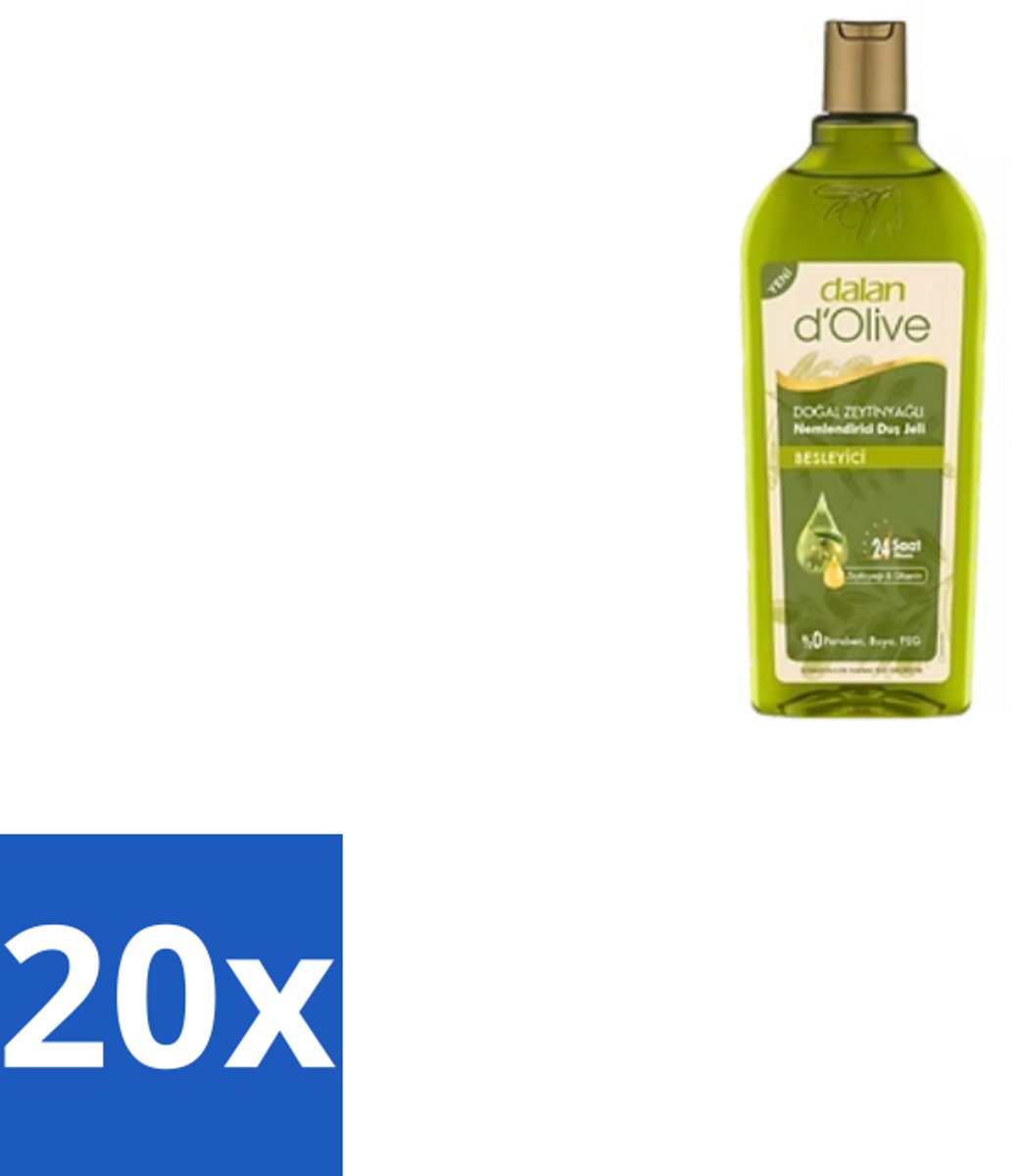 Dalan d’Olive – Douchegel – Moisturizing Nourishing – 400 ml - Bulkverpakking - 20 stuks