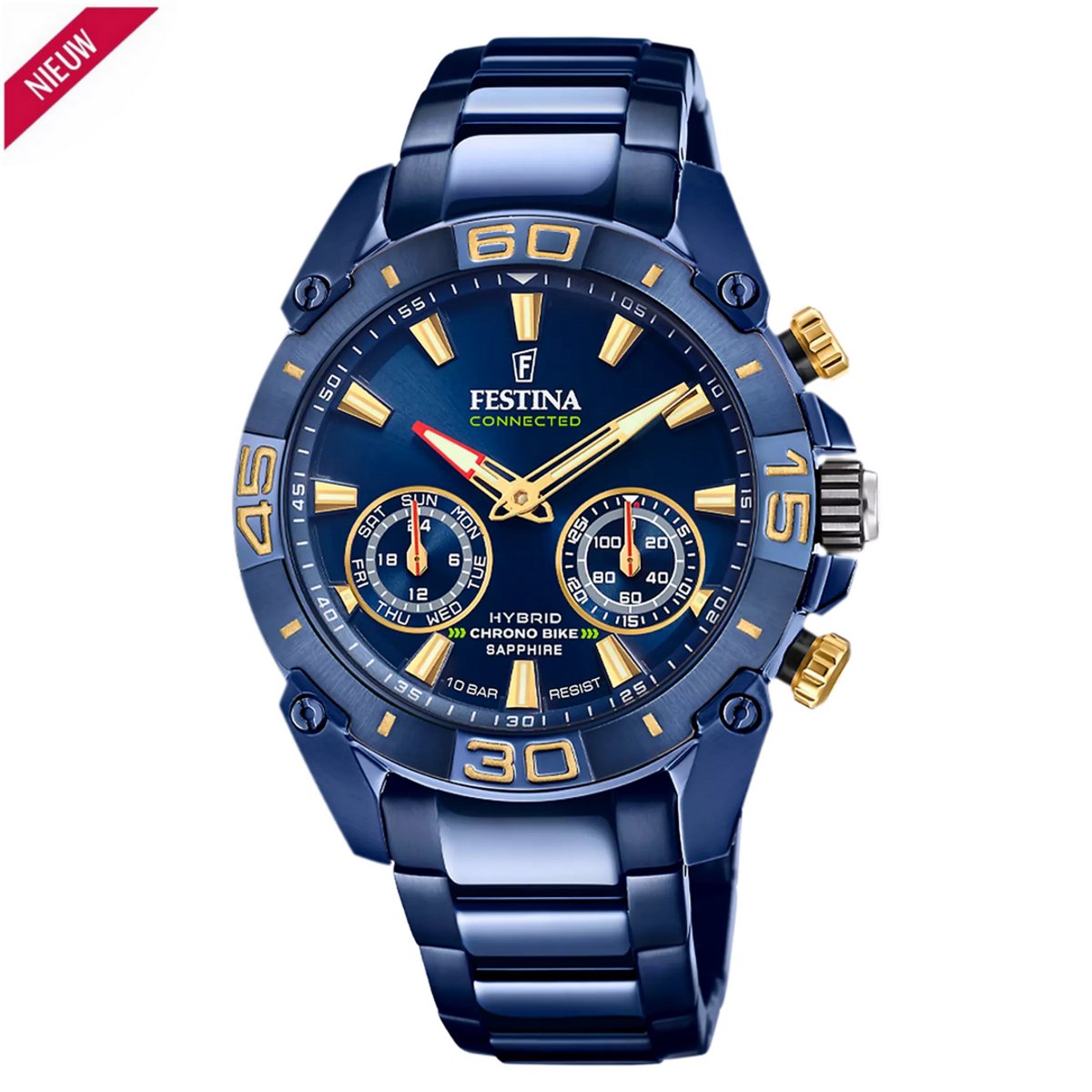 Festina - F20547-2 - Polshorloge - Hybride - Heren - Connected
