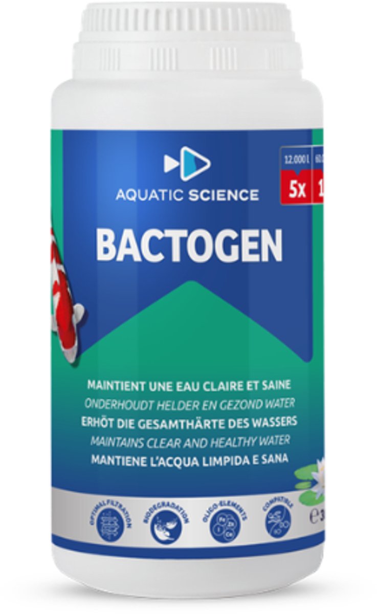 Aquatic Science - Ichipond - Bactogen 12 m³ - 300 Gram Voor 12000 liter