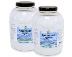 Epsom zout Set 2x 5 kg - Magnesiumsulfaat badzout Food Grade