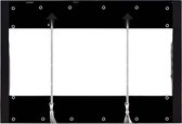 Zeildoek 210x300cm - Verranda - Dekzeil - Overkapping - Voor Terras, Pergola & Tuinhuis - Waterdicht - Wind - Zwart