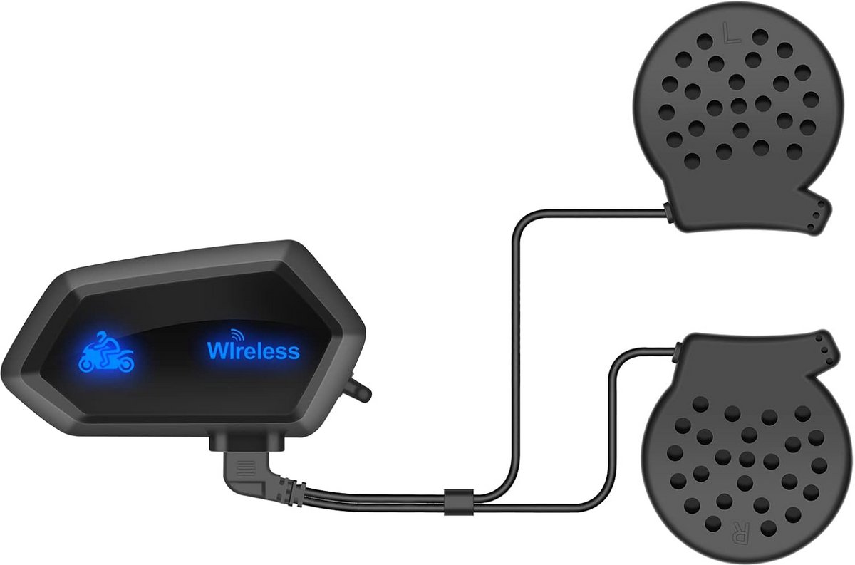 Waterdichte Motorhelm Headset met Bluetooth 5.0 voor Off-Road en Voertuigen