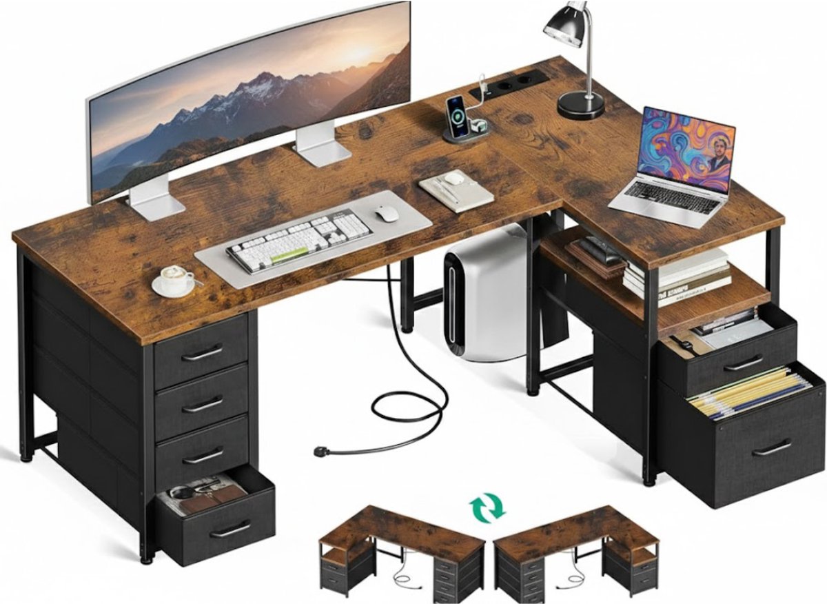 Hoekbureau Gaming - Bureau L Vormig - Computer Desk