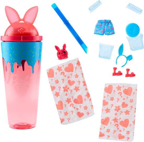 Barbie Pop Reveal Milkshake - Konijn Barbiepop met slijm — afbeelding 3