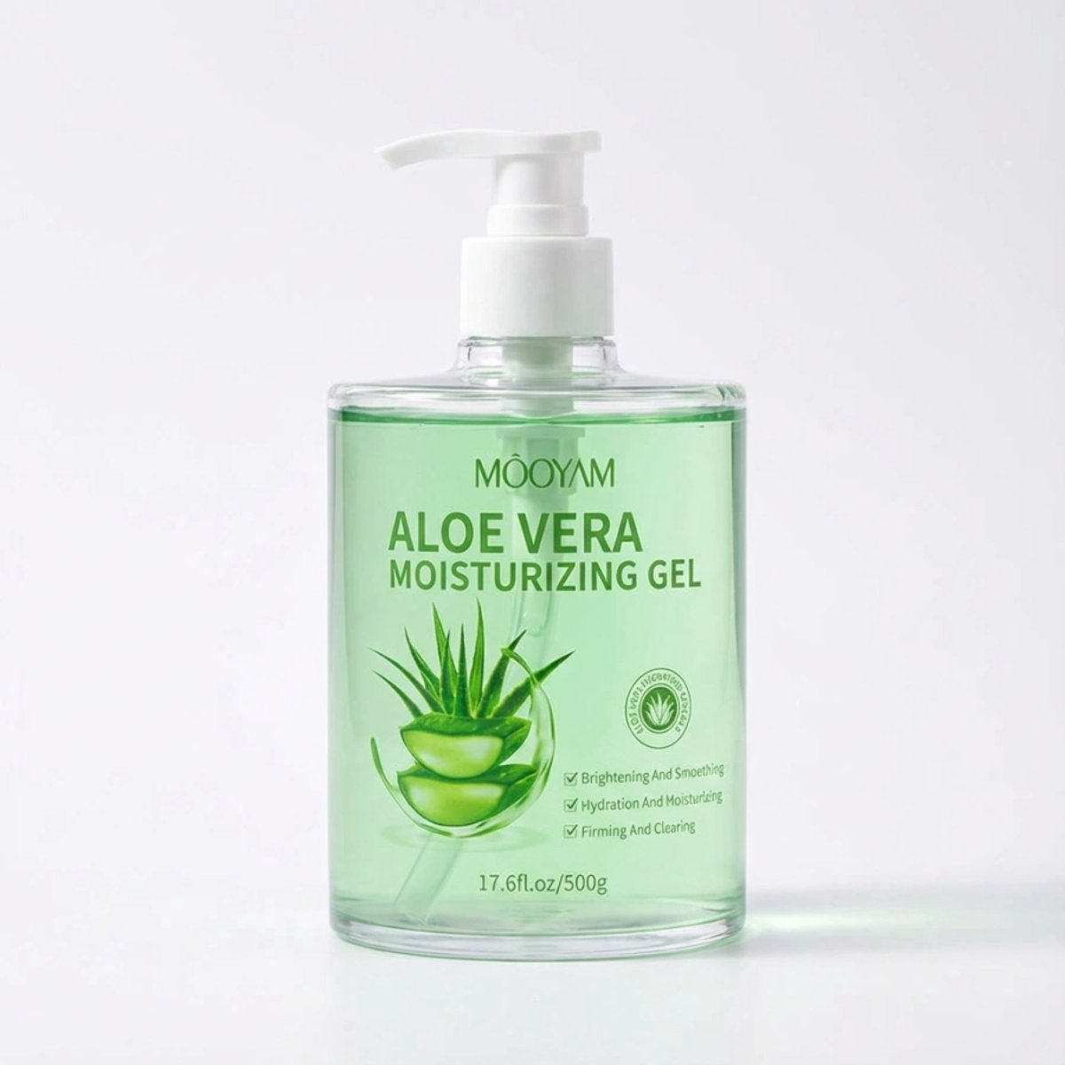 Mooyam Aloë Vera Moisturizing Gel / Moisturizing Skin Gel met 98 %t Aloe Vera 500 gr