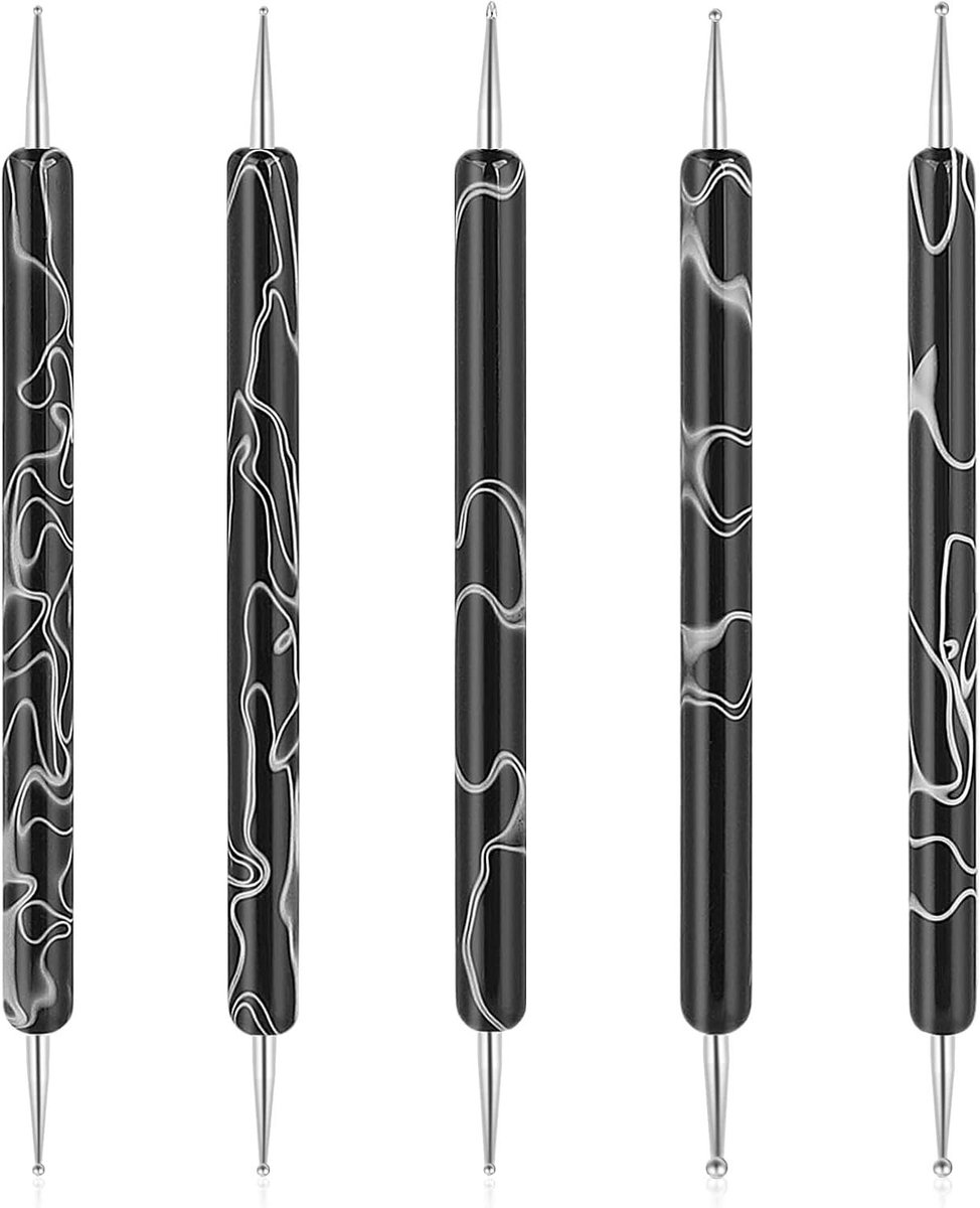 5-delige set nail art dotting tools voor manicure en nagelontwerp