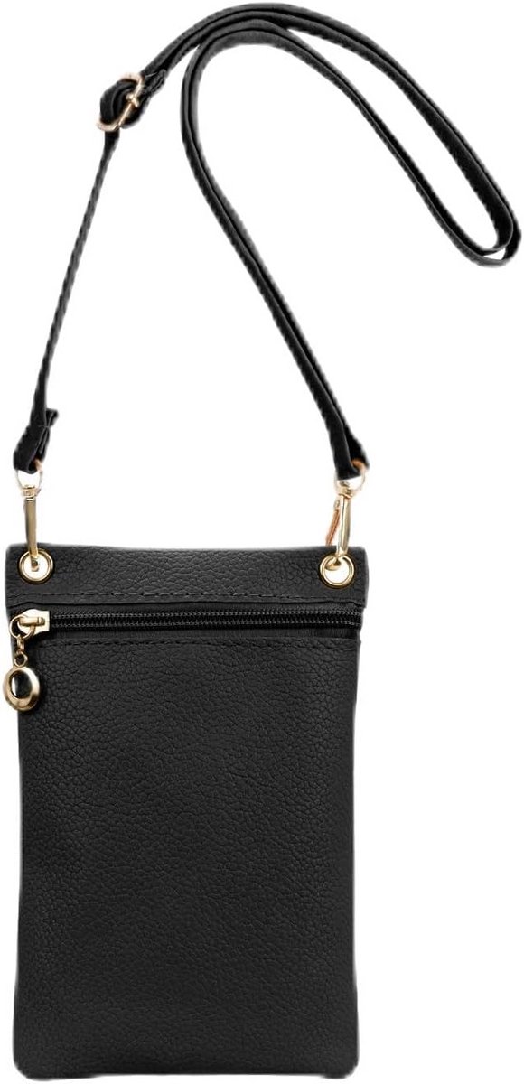 Kleine Telefoon Schoudertas Schoudertas Voor Dames PU Leer