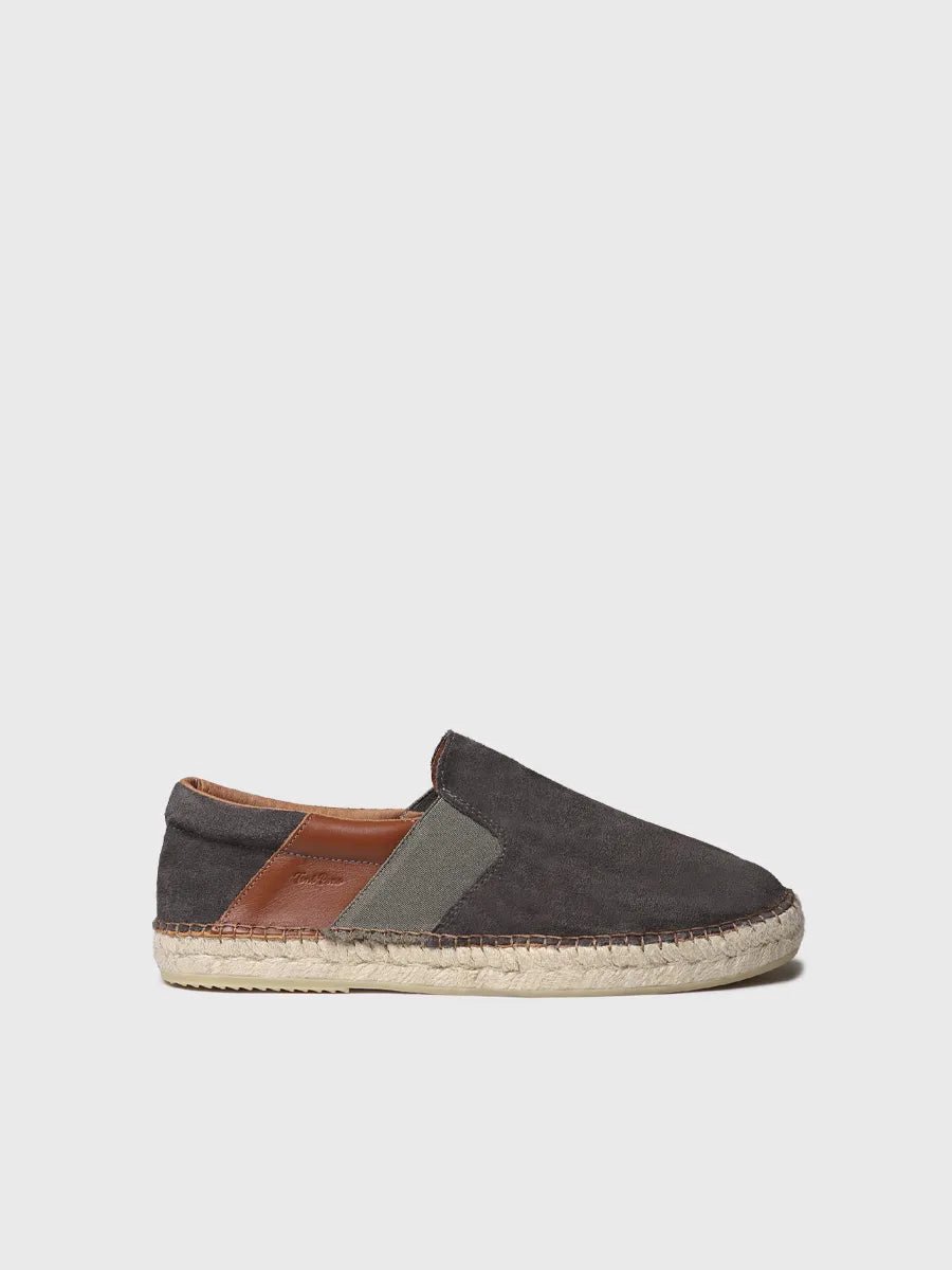 Suède espadrilles voor heren met elastiek | MARCEL