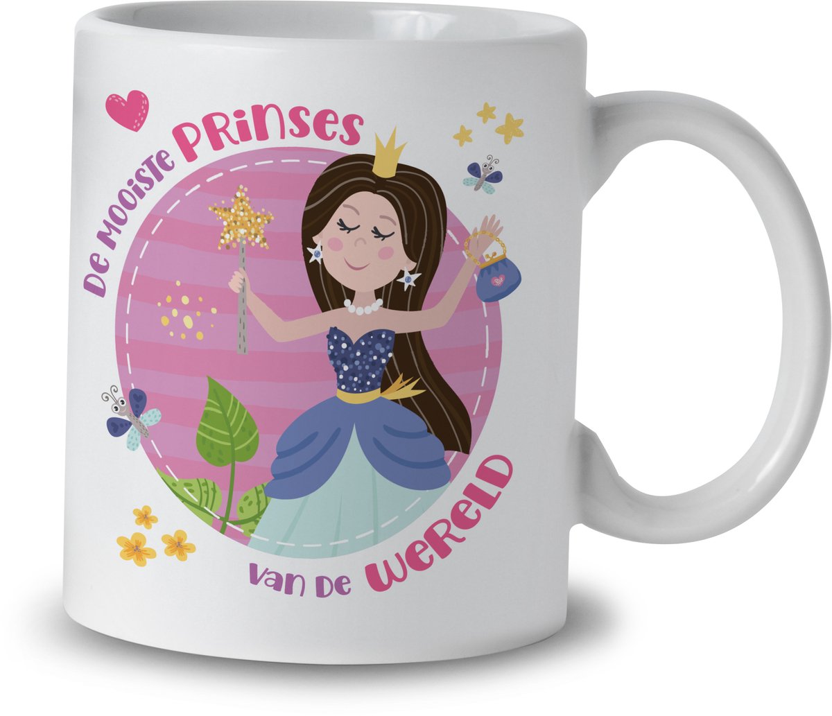 Mok – Kids Prinses – Keramiek – 325 ml – Cadeau