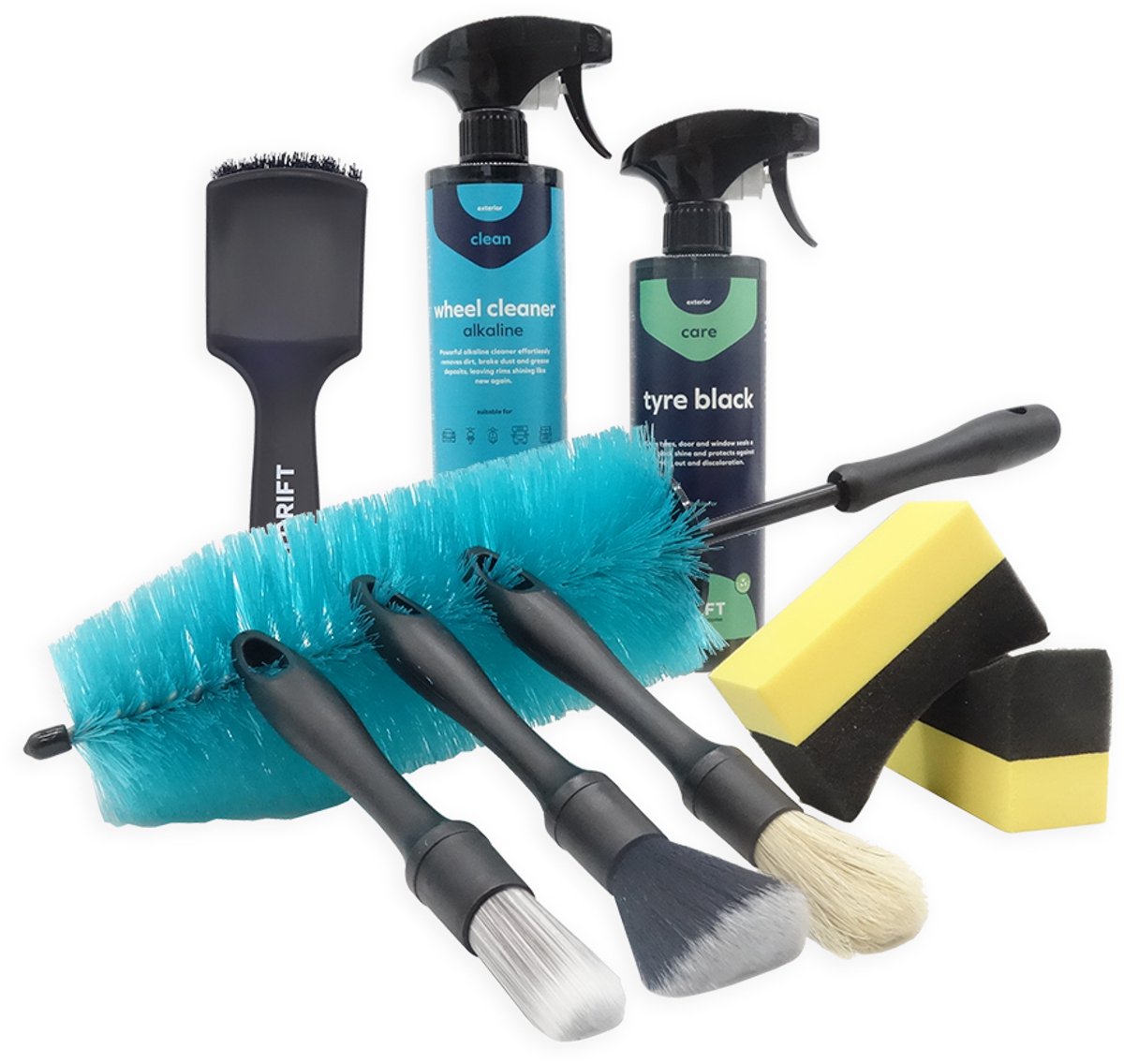 Autowielen Reiniger Kit - Wheel Package - Velgen Reinigen - Autowiel Schoonmaakpakket - Autovelgen Schoonmaken