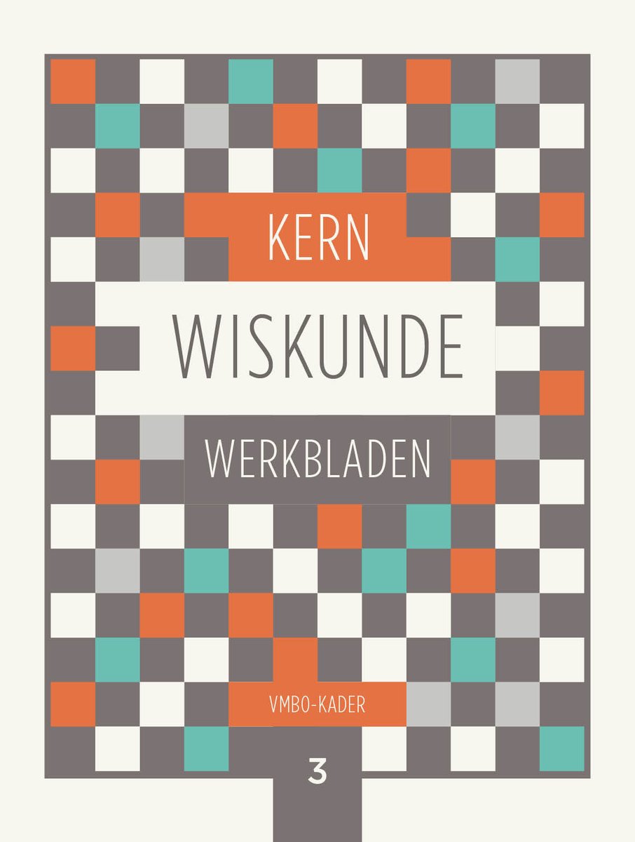 Omslag van KERN Wiskunde werkbladenboek vmbo-kader leerjaar 3