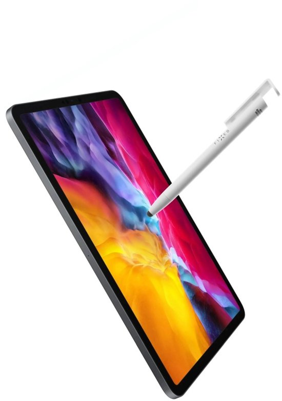 FIXED 3-in-1 Pen - Stylus, Balpen en Telefoonstandaard - Wit — afbeelding 2