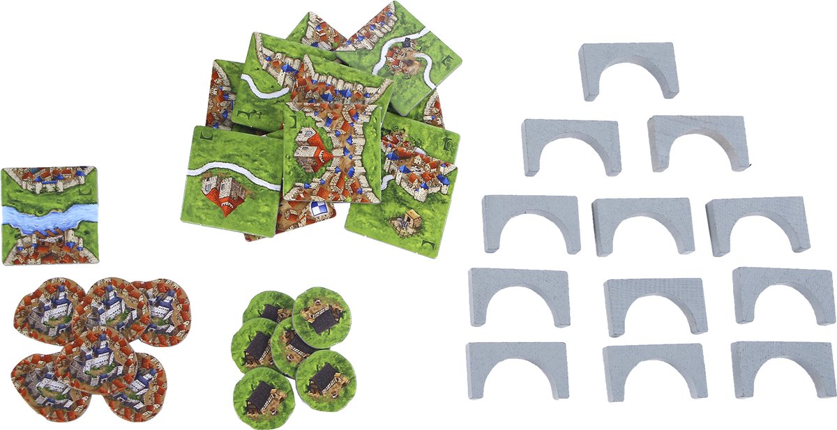 999 Games - Carcassonne: Burchten & Bruggen - Uitbreiding 8 - Nieuwe Versie - NL - EN — afbeelding 12