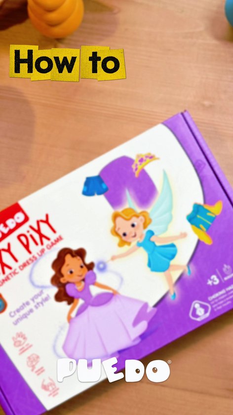 PUEDO® Mixy Pixy – Magnetisch Aankleedspel voor Kinderen – Mix & Match Mode Spel – Creatief Educatief Speelgoed van EVA Schuim – Vanaf 3 Jaar