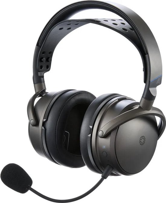 Audeze Maxwell 2 Playstation - Draadloos - Stereo - USB-C - Nintendo Switch, PC, PlayStation - Afneembare microfoon - Zwart