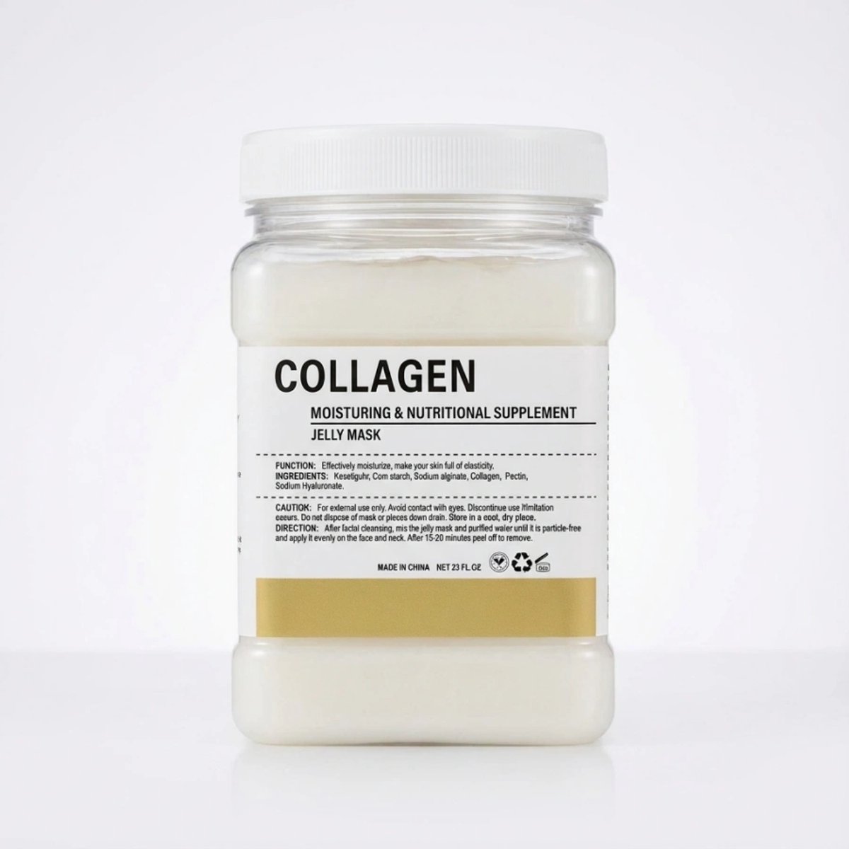Mooyam Collageen Jelly Mask / Collageen Gel Masker - pot van 650 gr