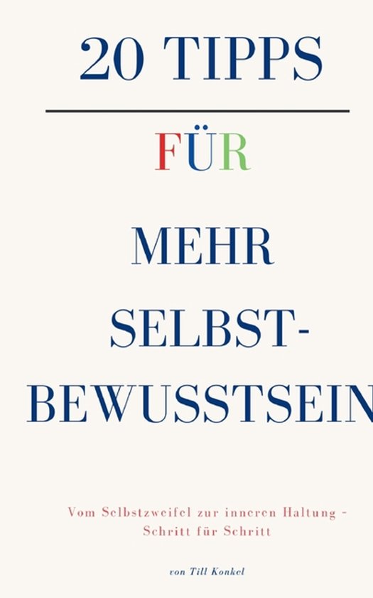 20 Tipps für mehr Selbstbewusstsein - cover