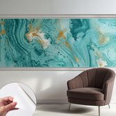 Coloray Zelfklevend Behang - Zeegolven Stickerbehang op rol - 250x104 cm - Blauw Zelfklevend Behang - Voor de woonkamer, slaapkamer en kantoor - Herpositioneerbaar - Zelfklevend fotobehang