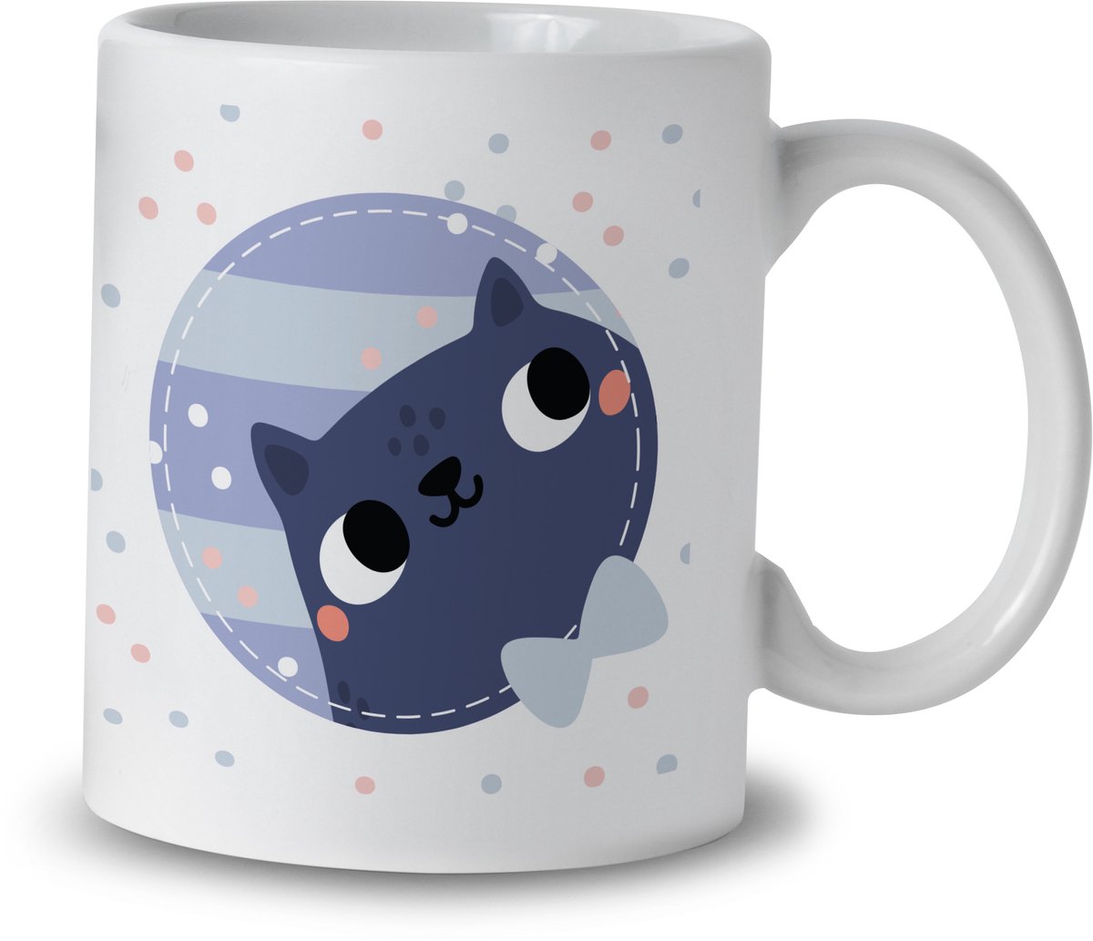 Mok – Kids Cat – Keramiek – 325 ml – Cadeau